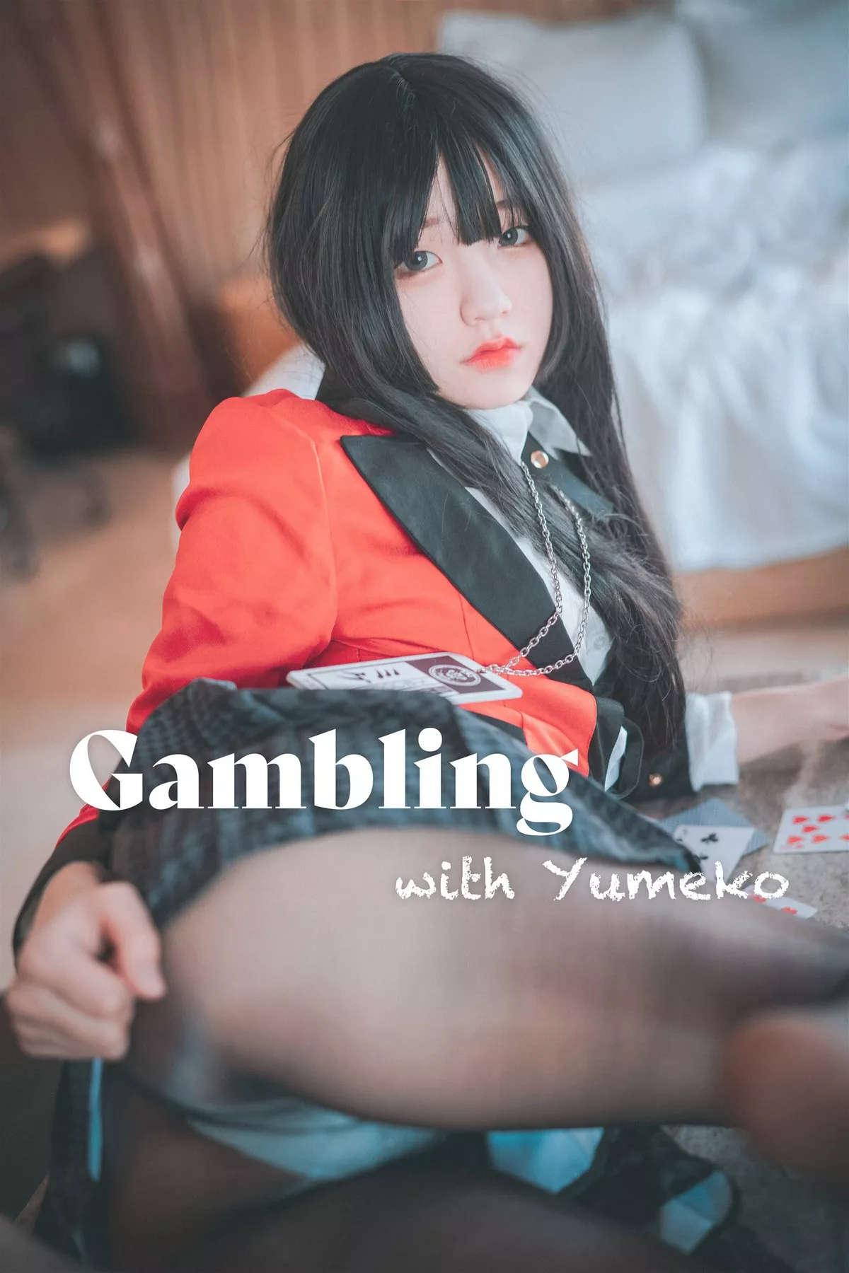 Xgyw.Org_[DJAWA]No.192_模特Jenny_Gambling with Yumeko主题性感制服配超薄黑丝秀翘臀诱惑写真29P