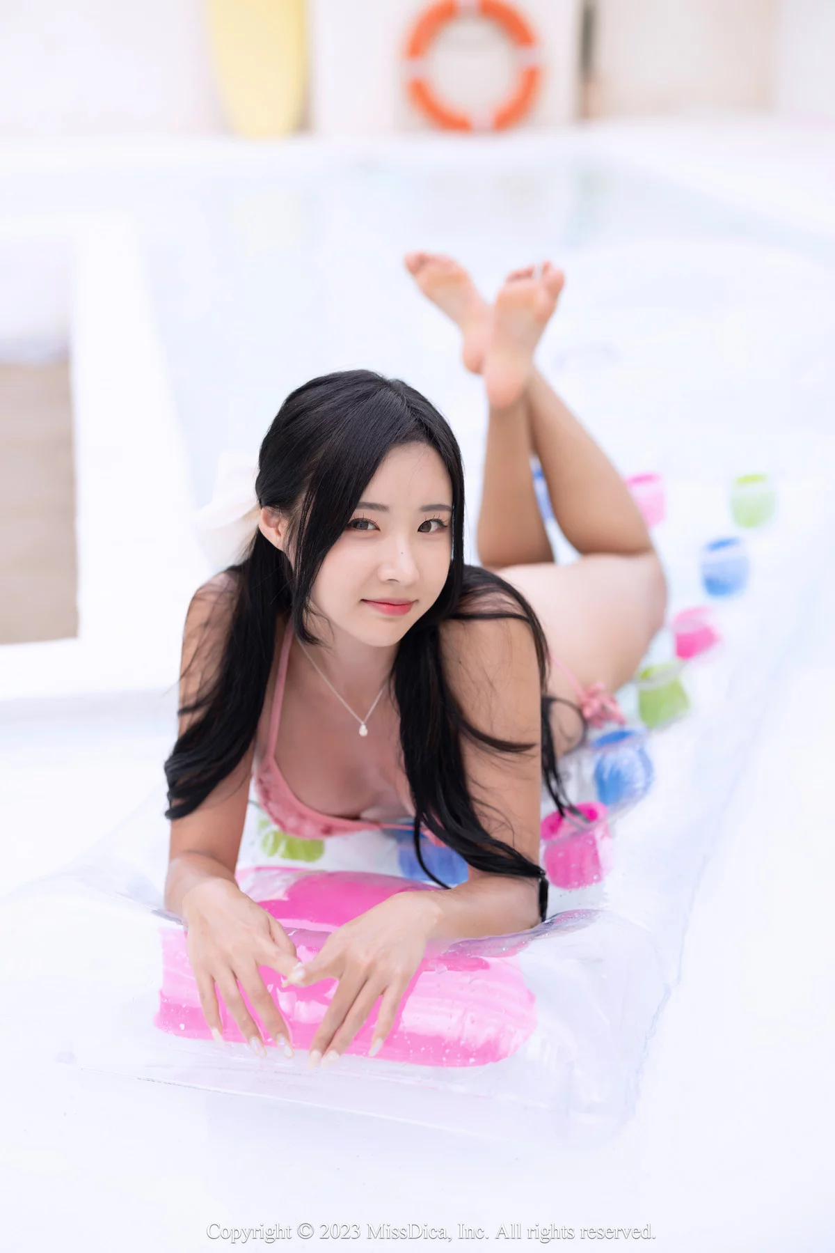 Xgyw.Org_韩国美女模特Habin-Rooftop Poolside Fantasy主题泳池性感粉色比基尼完美诱惑写真104P